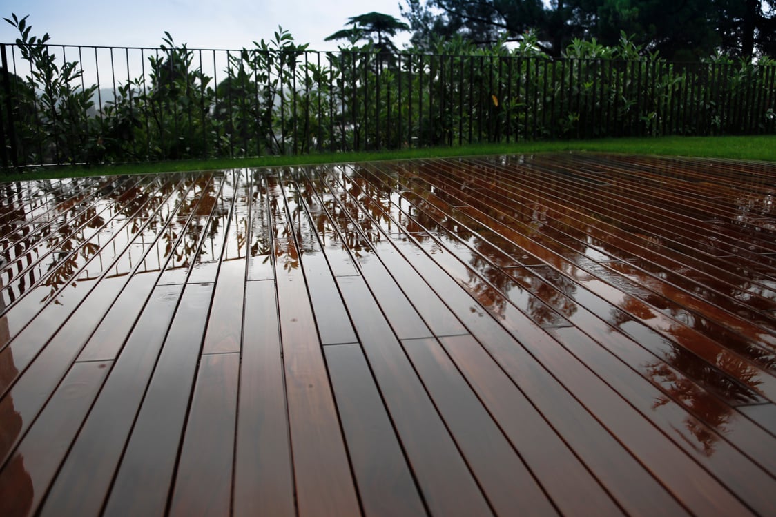 Wooden Patio Deck